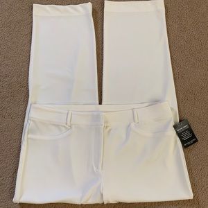Boston Proper Coast Ivory Pants NWT